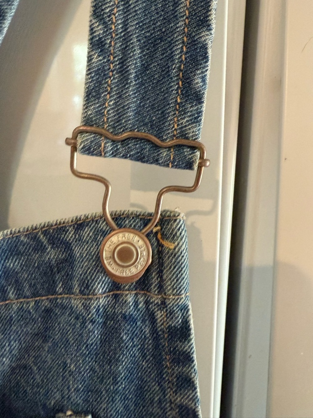 Free people denim jean overalls - Picture 4 of 11